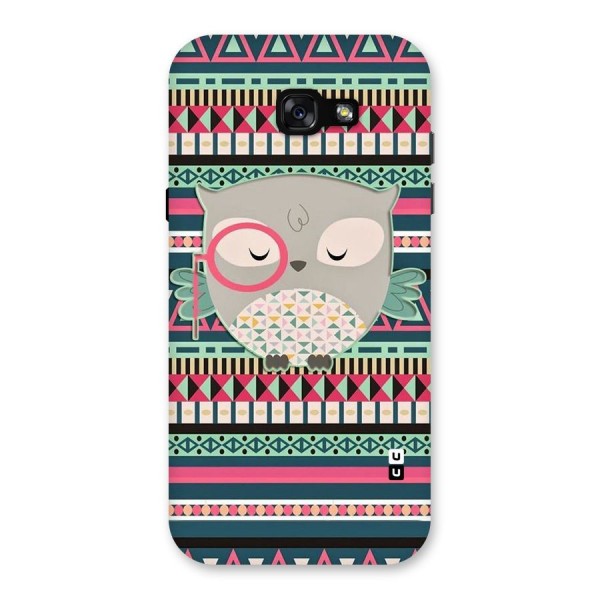 Owl Cute Pattern Back Case for Galaxy A7 (2017)