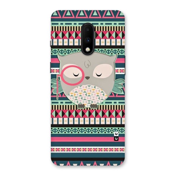 Owl Cute Pattern Back Case for OnePlus 7