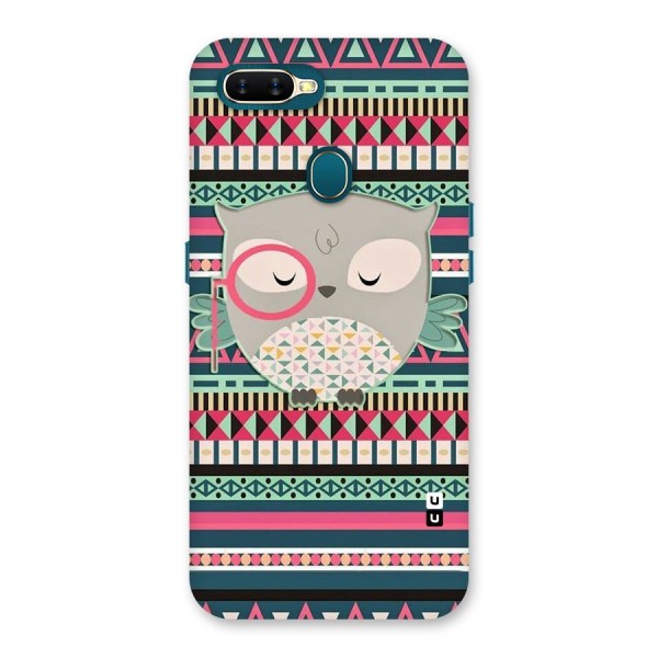 Owl Cute Pattern Back Case for Oppo A12