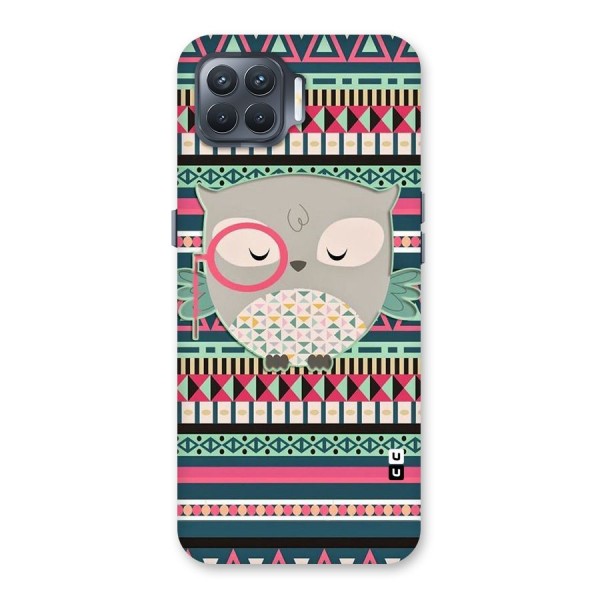 Owl Cute Pattern Back Case for Oppo F17 Pro