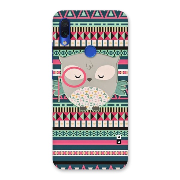 Owl Cute Pattern Back Case for Redmi Note 7