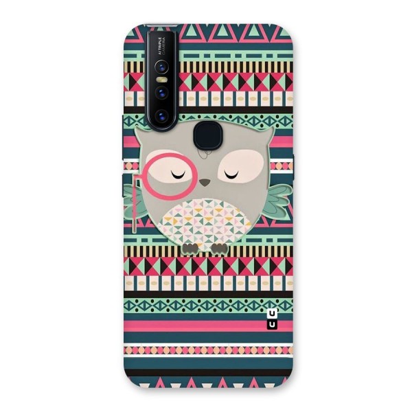 Owl Cute Pattern Back Case for Vivo V15