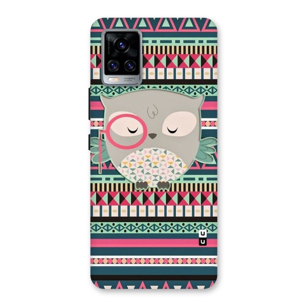 Owl Cute Pattern Back Case for Vivo V20 Pro