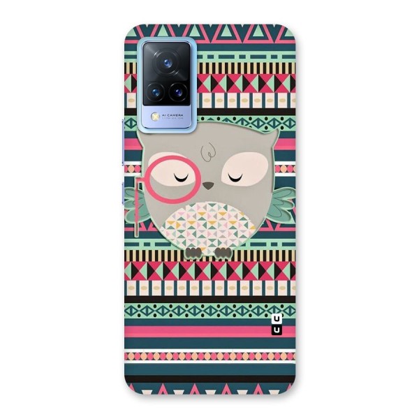 Owl Cute Pattern Back Case for Vivo V21 5G