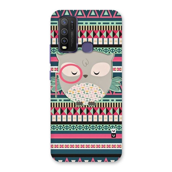 Owl Cute Pattern Back Case for Vivo Y30