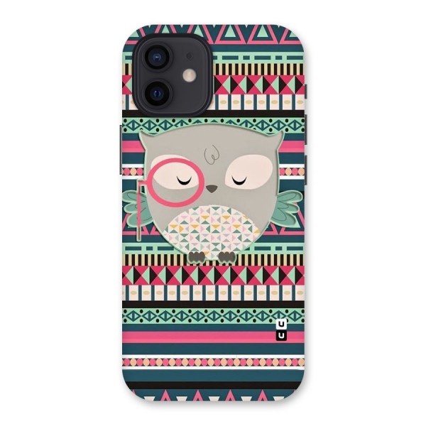 Owl Cute Pattern Back Case for iPhone 12