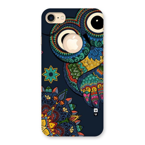 Owl Eyes Back Case for iPhone 8 Logo Cut