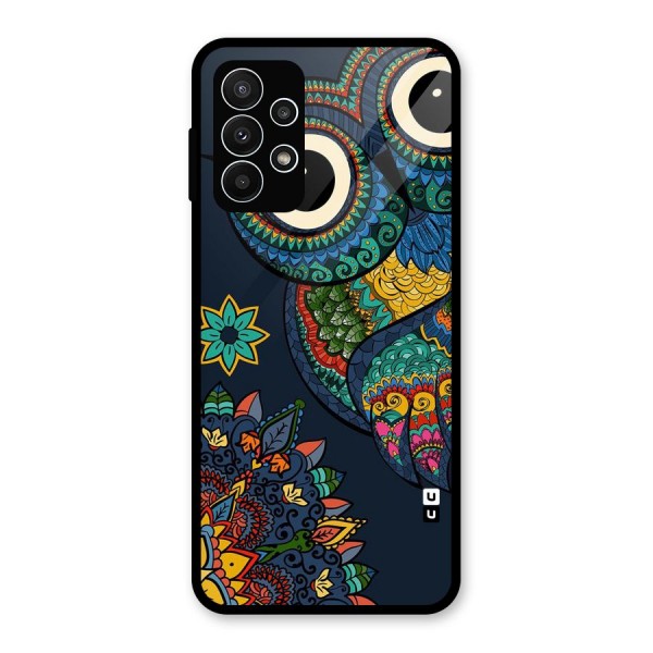 Owl Eyes Glass Back Case for Galaxy A23