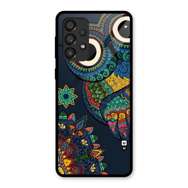 Owl Eyes Glass Back Case for Galaxy A33 5G