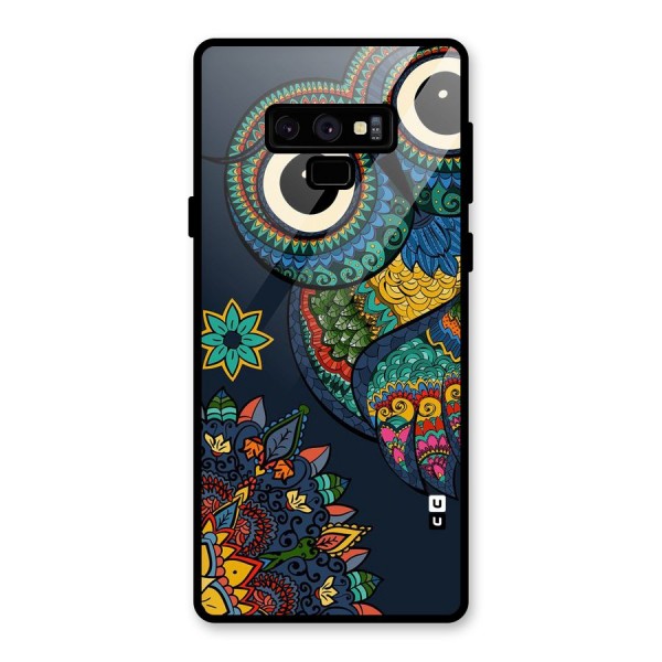 Owl Eyes Glass Back Case for Galaxy Note 9