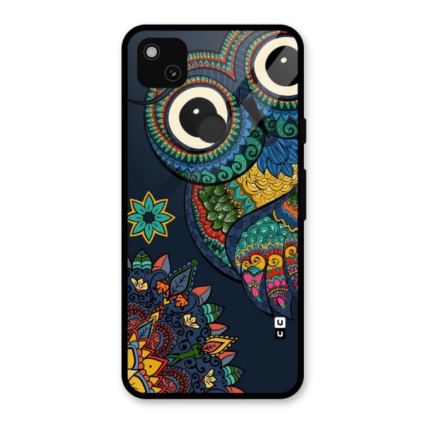 Owl Eyes Glass Back Case for Google Pixel 4a