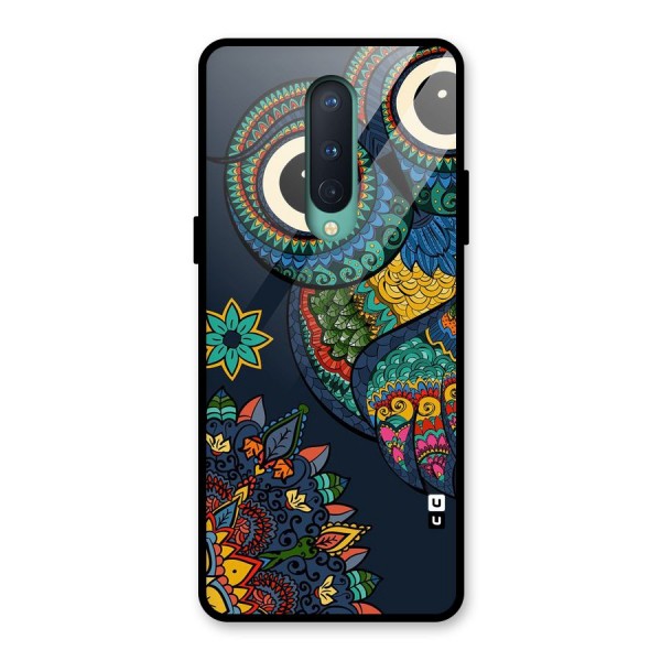 Owl Eyes Glass Back Case for OnePlus 8