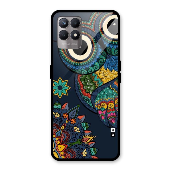 Owl Eyes Glass Back Case for Realme 8i