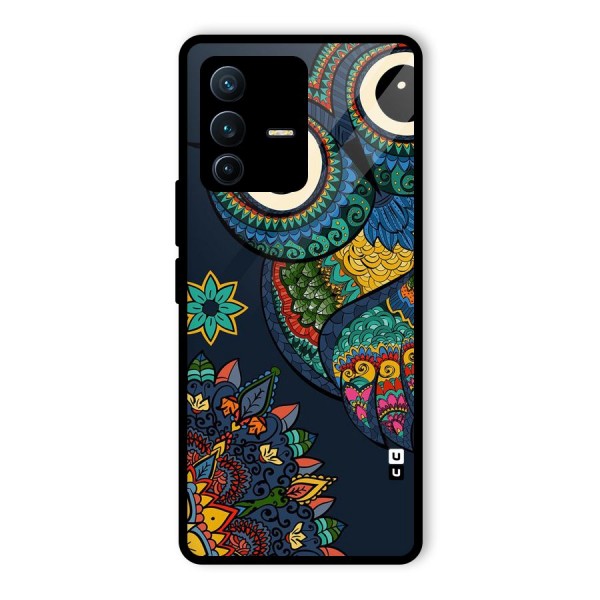 Owl Eyes Glass Back Case for Vivo V23 Pro