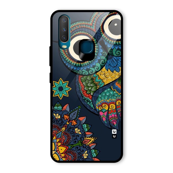 Owl Eyes Glass Back Case for Vivo Y12