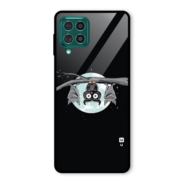 Owl Hanging Glass Back Case for Galaxy F62