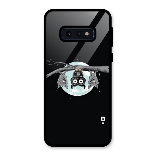 Owl Hanging Glass Back Case for Galaxy S10e