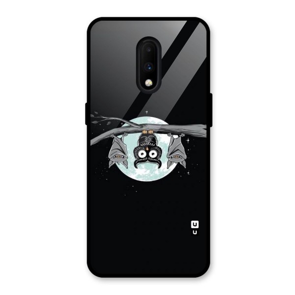 Owl Hanging Glass Back Case for OnePlus 7