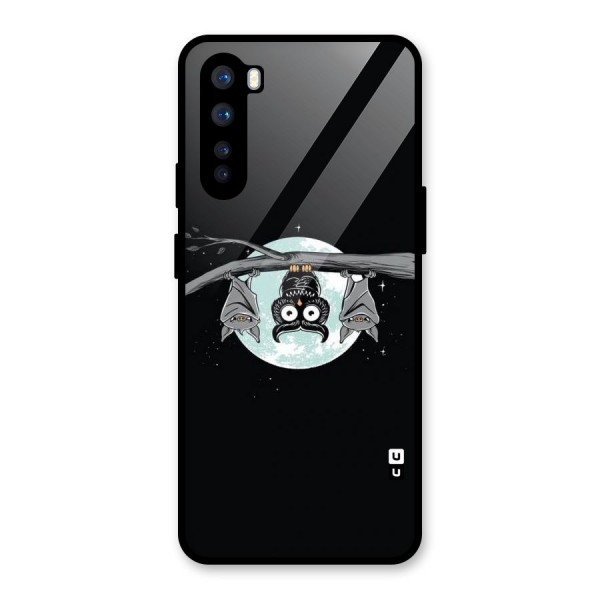 Owl Hanging Glass Back Case for OnePlus Nord