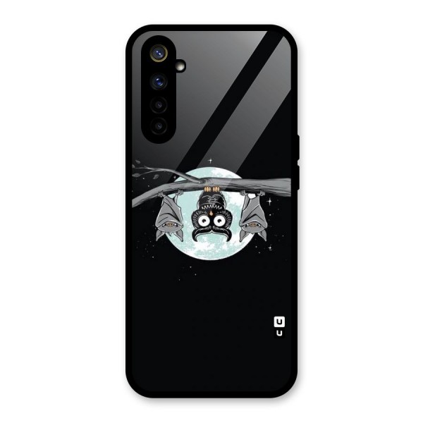 Owl Hanging Glass Back Case for Realme 6