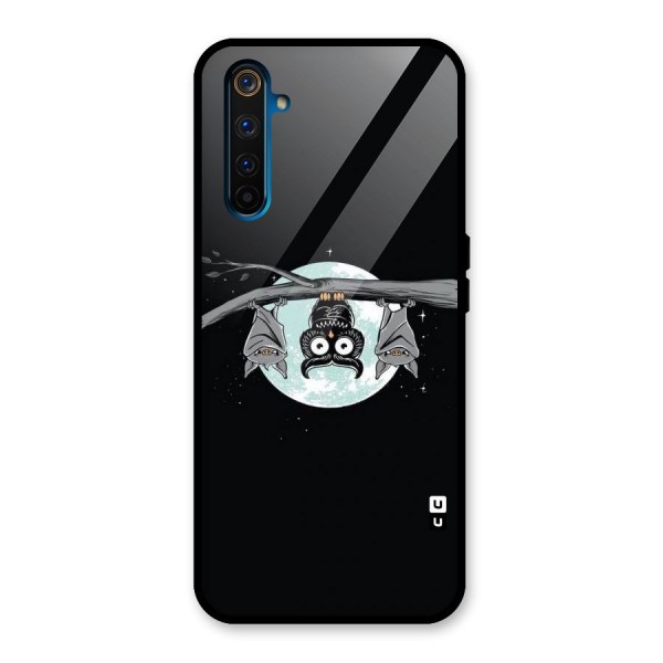 Owl Hanging Glass Back Case for Realme 6 Pro