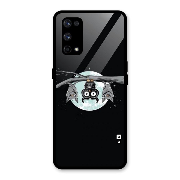 Owl Hanging Glass Back Case for Realme X7 Pro