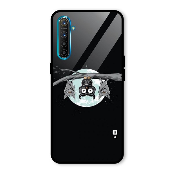 Owl Hanging Glass Back Case for Realme XT