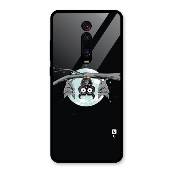 Owl Hanging Glass Back Case for Redmi K20 Pro