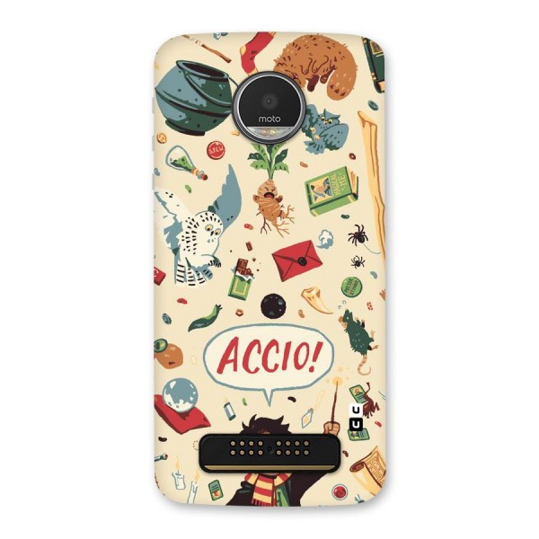 Owl Letter Back Case for Moto Z Play