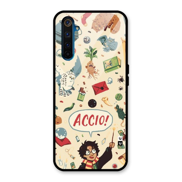 Owl Letter Glass Back Case for Realme 6 Pro