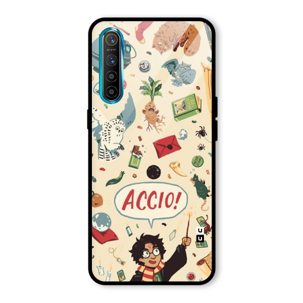 Owl Letter Glass Back Case for Realme XT