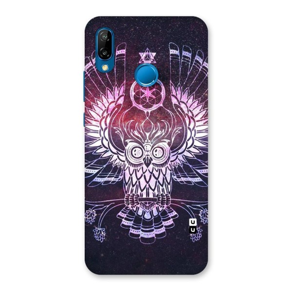 Owl Quirk Swag Back Case for Huawei P20 Lite