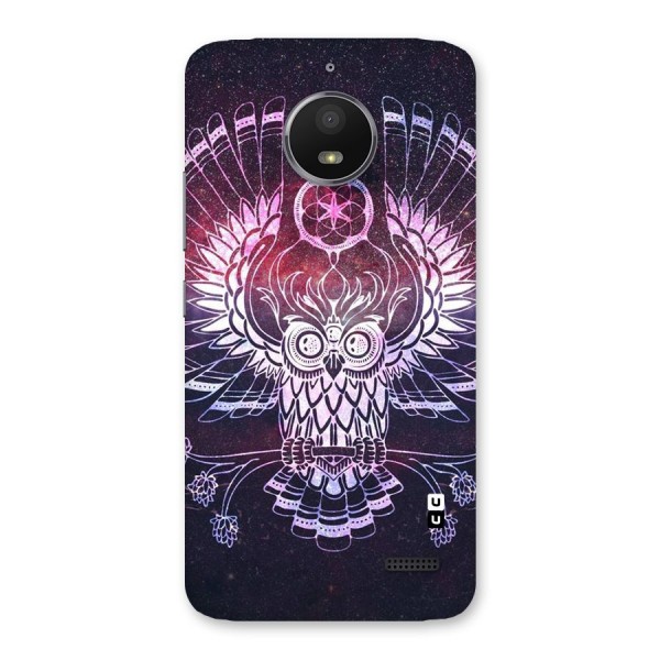 Owl Quirk Swag Back Case for Moto E4