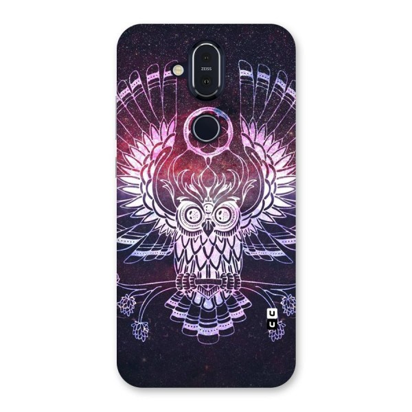 Owl Quirk Swag Back Case for Nokia 8.1