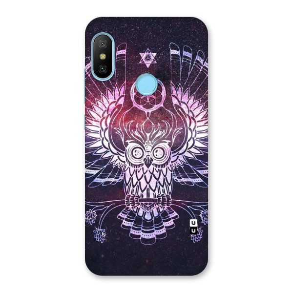 Owl Quirk Swag Back Case for Redmi 6 Pro