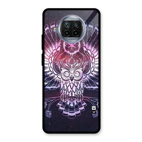 Owl Quirk Swag Glass Back Case for Mi 10i