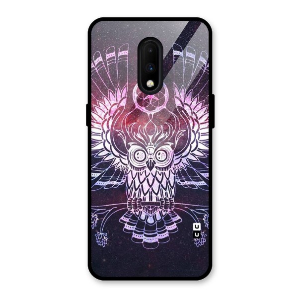 Owl Quirk Swag Glass Back Case for OnePlus 7