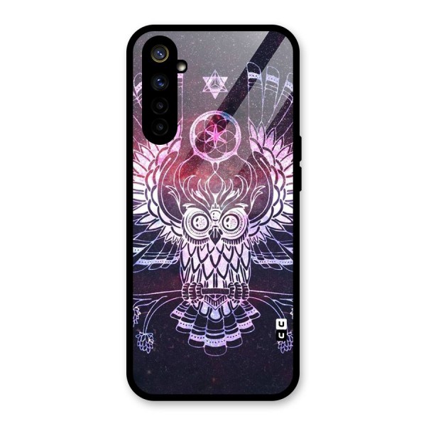 Owl Quirk Swag Glass Back Case for Realme 6