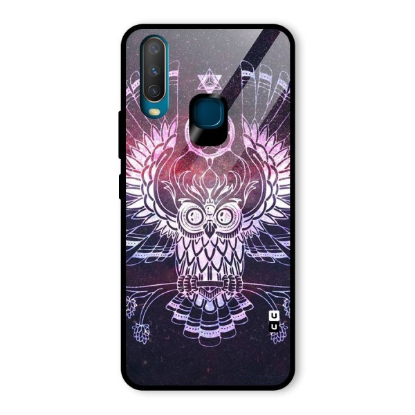 Owl Quirk Swag Glass Back Case for Vivo Y15