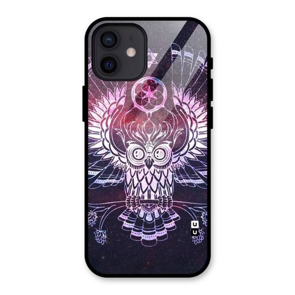 Owl Quirk Swag Glass Back Case for iPhone 12