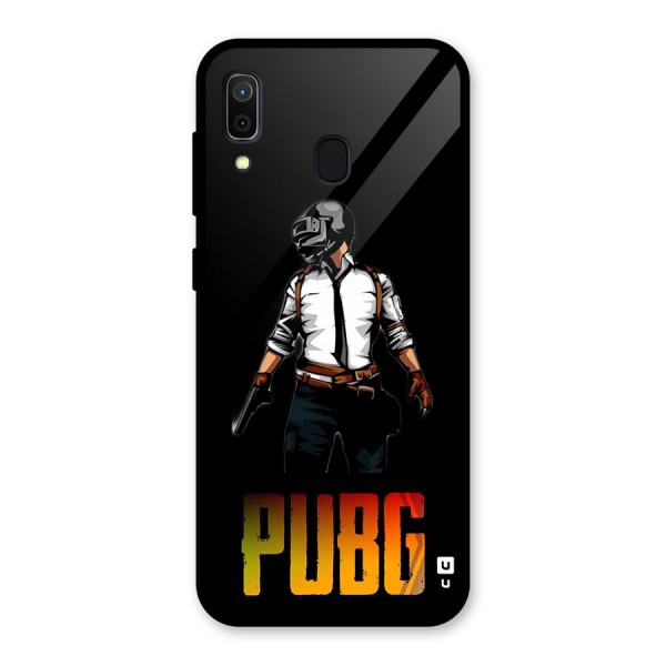 PUBG Game Art Glass Back Case for Galaxy A30