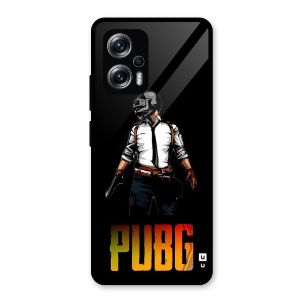 PUBG Game Art Glass Back Case for Redmi K50i