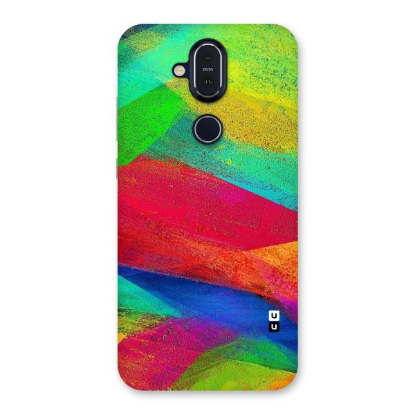 Paint Art Pattern Back Case for Nokia 8.1