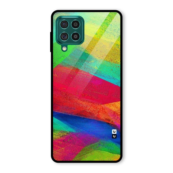 Paint Art Pattern Glass Back Case for Galaxy F62