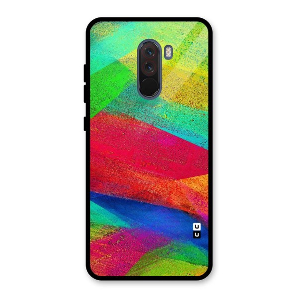 Paint Art Pattern Glass Back Case for Poco F1