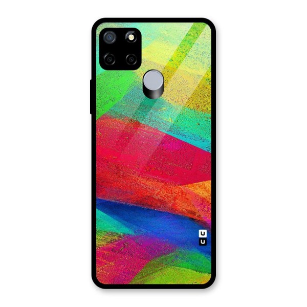 Paint Art Pattern Glass Back Case for Realme C15