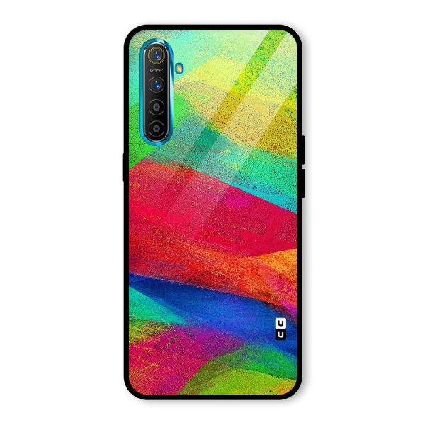 Paint Art Pattern Glass Back Case for Realme XT