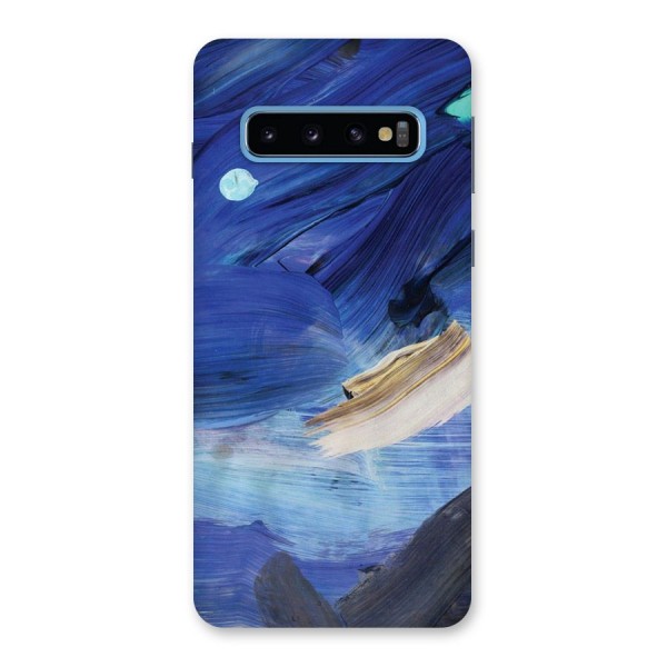 Paint Brush Strokes Back Case for Galaxy S10