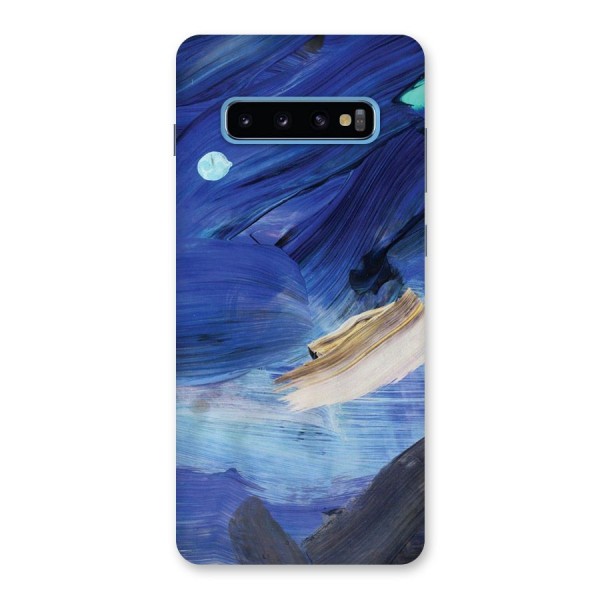 Paint Brush Strokes Back Case for Galaxy S10 Plus