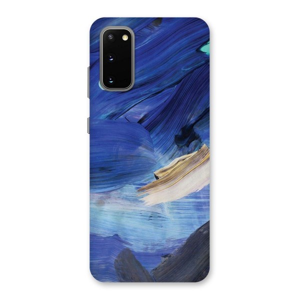 Paint Brush Strokes Back Case for Galaxy S20